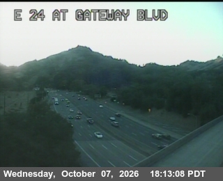 The road at Gateway Blvd, live