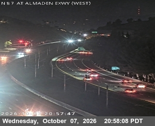 The road at At Almaden Expressway, live