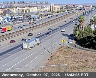 The road at Hopyard Loop Onramp, live