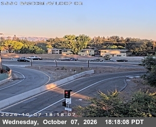 The road at At Bascom Av Sb Loop Onramp, live