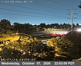 The road at S280 at De Anza OR, live