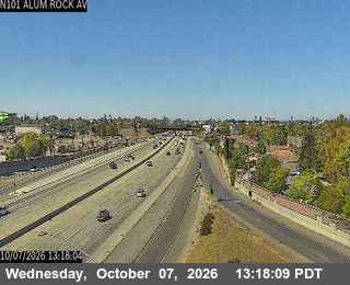 The road at Alum Rock Avenue, live