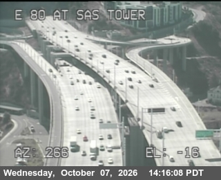 The road at Bay Bridge SAS Tower West, live