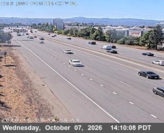 The road at Just West Of Foster City Blvd, live