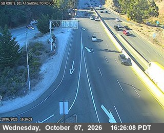 The road at Sausalito Road Undercross, live