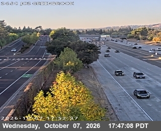 The road at Just South Of Greenbrook Drive Overcross, live