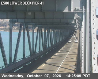 The road at Lower Deck Pier 41, live