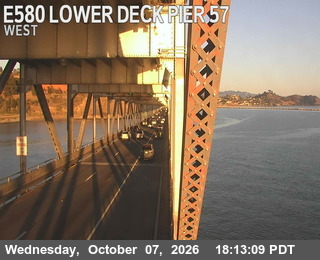The road at Lower Deck Pier 57, live