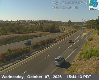 The road at Green Valley Rd, live