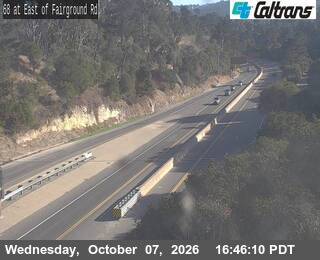 The road at East of Fairground Road OC, live