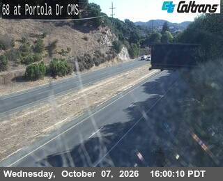 The road at East of Portola Drive, live