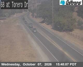 The road at Torero Drive, live