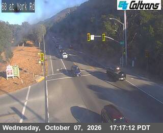 The road at York Road, live