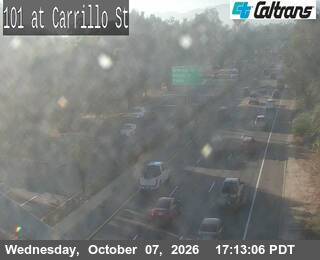 The road at Carrillo Street, live