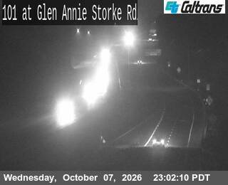 The road at Glen Annie Rd / Storke Rd, live