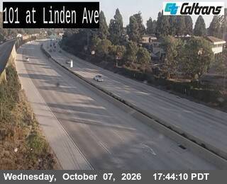 The road at Linden Avenue, live