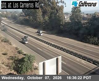 The road at Los Carneros Road, live