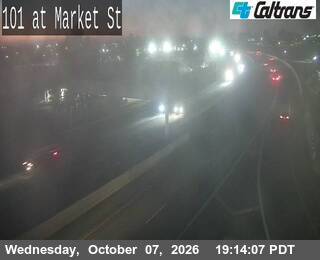 The road at Market Street, live