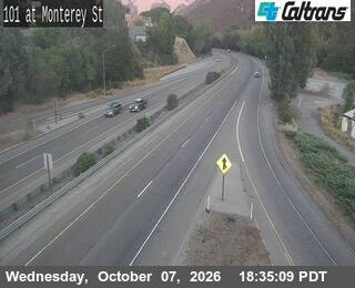 The road at Monterey Street, live