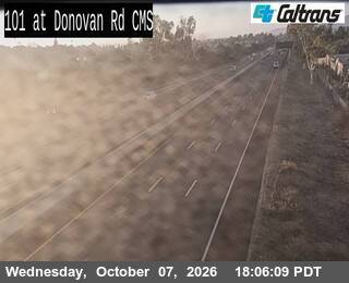 The road at North of Donovan Rd, live
