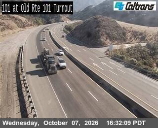 The road at Old 101 Turnout, live