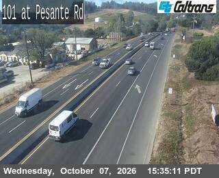 The road at Pesante Road, live