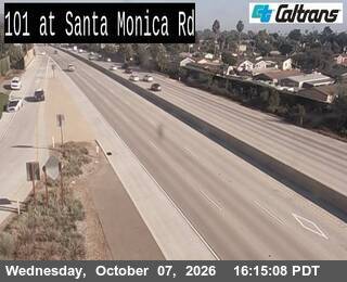 The road at Santa Monica Road, live