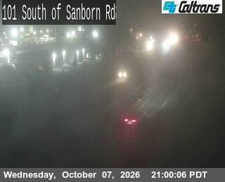 The road at South of Sanborn Road, live