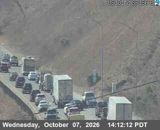 The road at SR-156 East, live