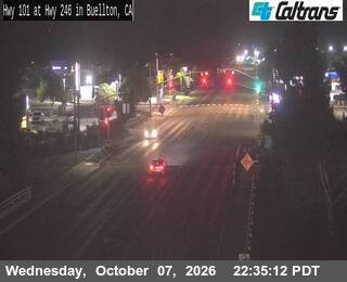 The road at SR-246, live
