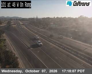 The road at SR-46 West Onramp, live