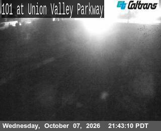 The road at Union Valley Parkway, live