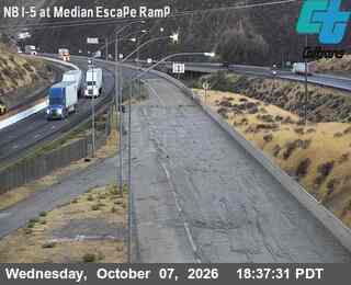 The road at At Truck Escape Ramp(Median), live