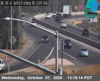 The road at At Hanford Armona (13th Ave), live