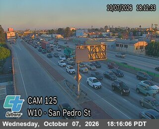 The road at Griffith/San Pedro, live