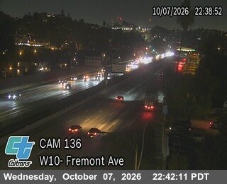 The road at Fremont Ave, live