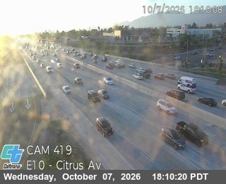 The road at Citrus St, live
