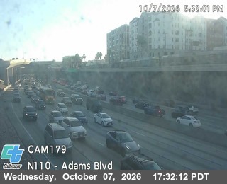 The road at Adams Blvd, live