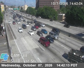 The road at 1st St, live