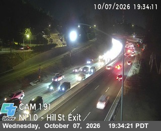 The road at Hill Street Exit, live