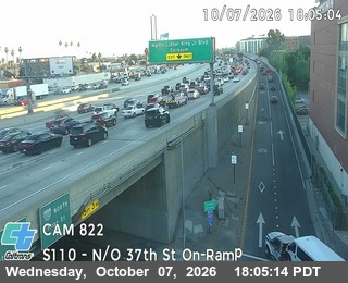 The road at South of EXPOSITION BLVD, live