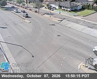 The road at Baseline Rd, live