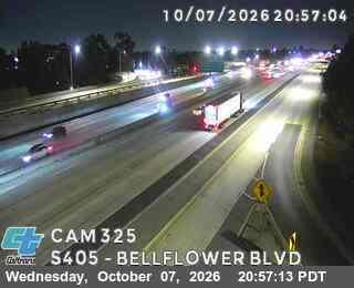The road at Bellflower Blvd, live