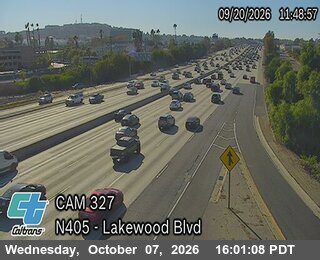 The road at Lakewood Blvd, live