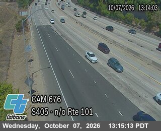 The road at North of US-101, live