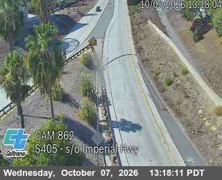 The road at S/o Imperial Hwy, live
