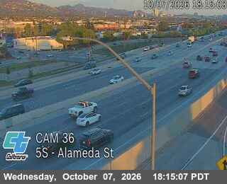 The road at Alameda St, live