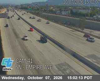 The road at San Fernando On-Ramp, live