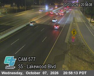 The road at Lakewood Blvd, live