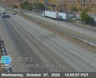 The road at Gorman School Dr, live